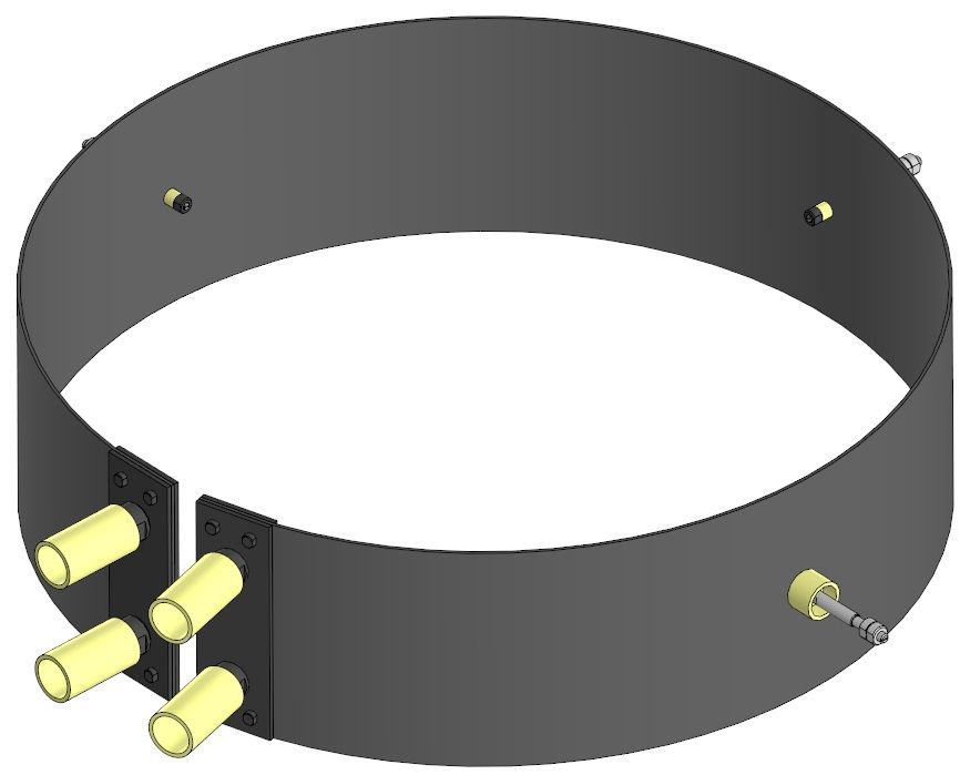Система нагрева печи CONSARC (цилиндрический нагревательный элемент)