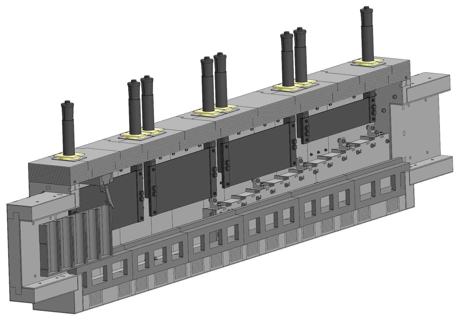 Теплоизоляционная камера проходной методической печи ПМП-2