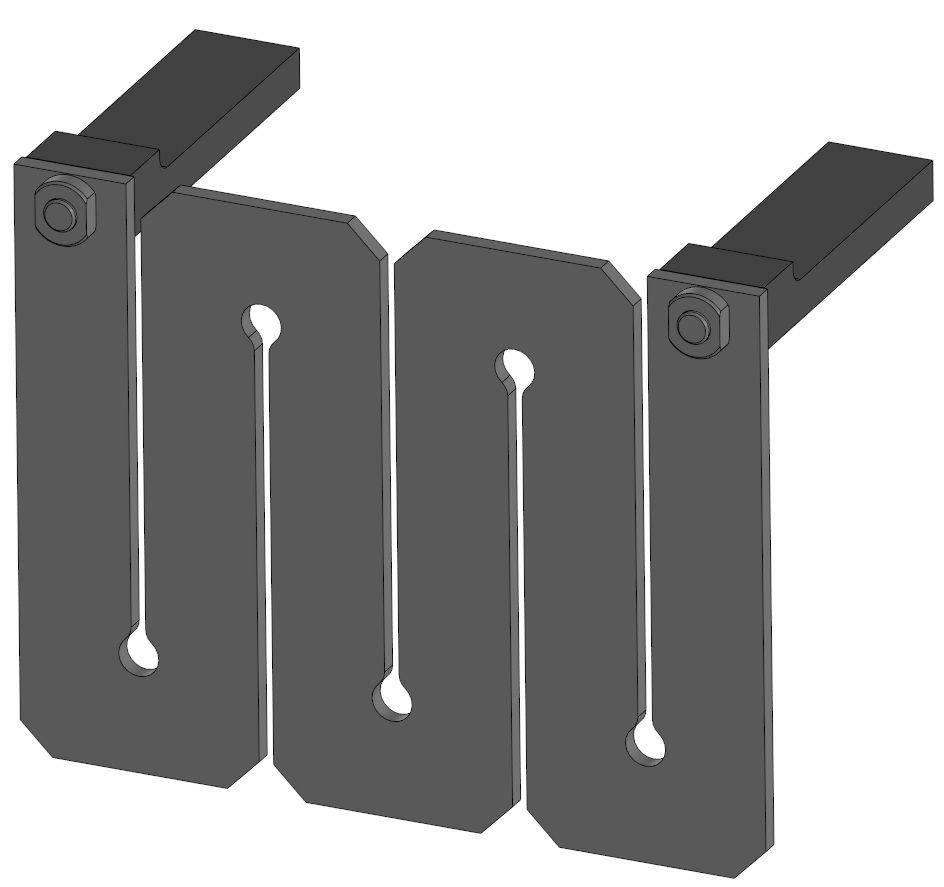 Боковой нагреватель вакуумной плавильно-заливочной установки ВИП-НК (УВНК)